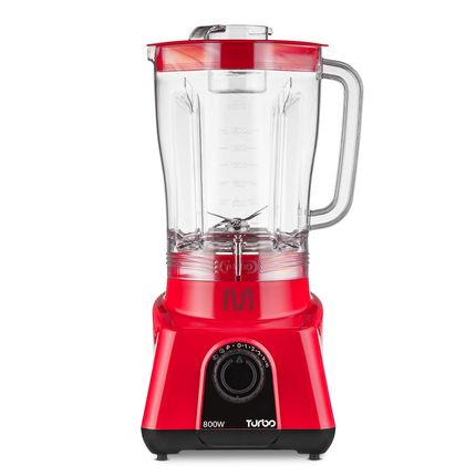 Liquidificador Turbo Vermelho 800w-127v Multi Home - LQ803 LQ803