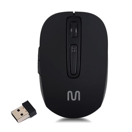 Mouse Sem Fio Multi (Multilaser) Wave Recarregável Bateria de Litío e Compacto - MO277 MO277