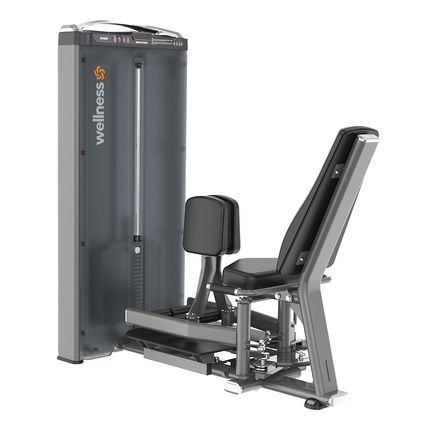 Cadeira Abdutora Adutora Profissional Prestige Preto 120kg - EM423 EM423