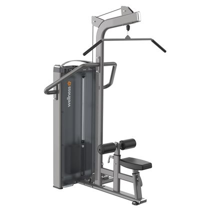 Puxada Alta Profissional Prestige Preto 100kg Wellness - EM416 EM416