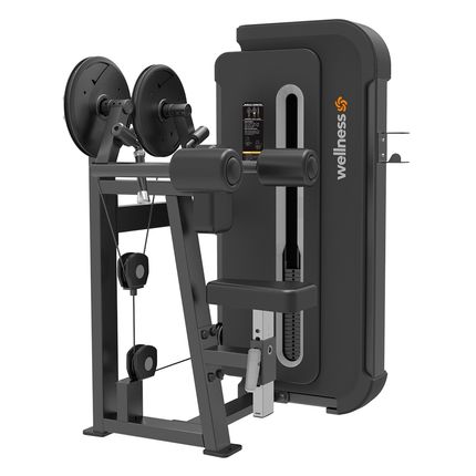 Elevação Lateral Máquina New Classic Preto Profissional Wellness - EM340 EM340