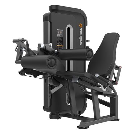 Dual Leg Extension/Leg Curl New Classic Preto Profssional Wellness - EM354 EM354
