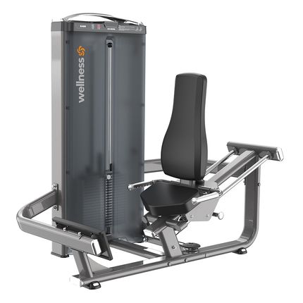 Extensão De Panturrilha Profissional Prestige Preto 120kg Wellness - EM422 EM422
