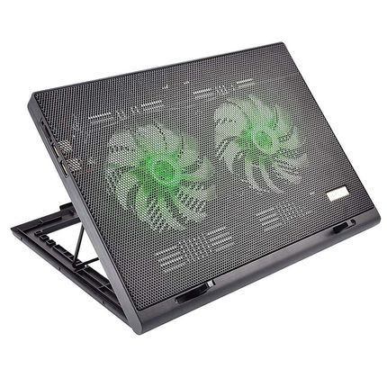 Cooler Para Notebook Power Gamer Led Verde Luminoso Multi (Multilaser) - AC267 AC267
