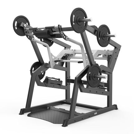Agachamento Alavancado New Plate Profissional Wellness Preto - EM377 EM377