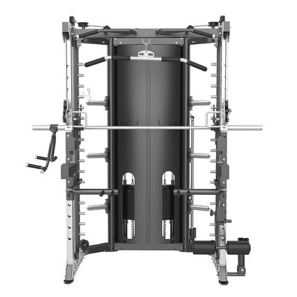 Smith com Suporte para Agachamento Profissional Preto Wellness - EM379 EM379