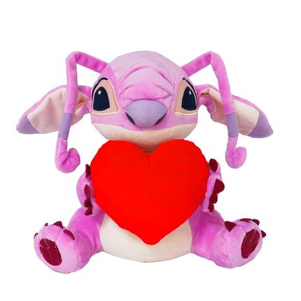 Pelúcia Angel Coração Com Mecanismo Luz e Som 30Cm Multikids - BR1514 BR1514
