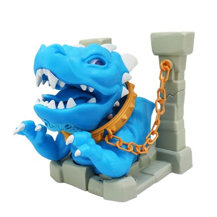 Brinquedo Fantoche de Plastico Dragão Shard com Som e Animação Azul Multikids - BR2266 BR2266