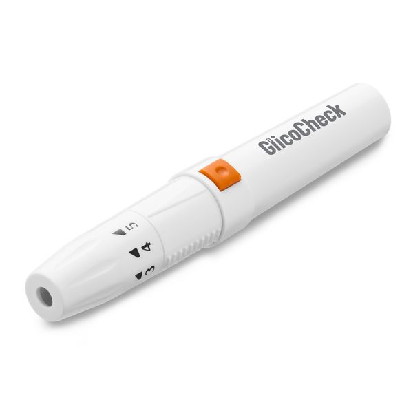 Lancetador Care Plus com Disparo Suave e Ajuste de Profundidade Multi Saúde - HC517 HC517