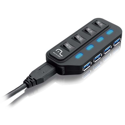 Hub USB 3,0 Super Speed 4 Portas Multi - AC264 AC264