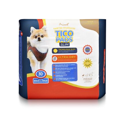 Tapete Higiênico Tico Pads Slim 60x55 Blue - PP160 PP160