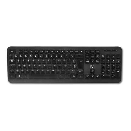 Teclado sem Fio Côncavo Conexão 2.4ghz USB 13 Teclas Multimídia Preto Multi (Multilaser) - TC297 TC297