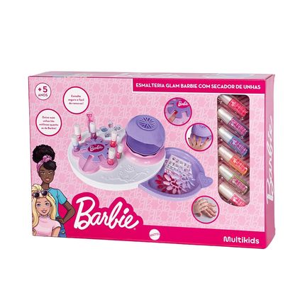 Esmalteria Glam Barbie Com Secador De Unhas Multikids - BR2423 BR2423