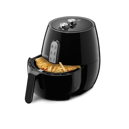 Fritadeira Elétrica Air Fryer 3,5 Litros Multilaser 127V Preta - CE049OUT [Remanufaturado] CE049OUT