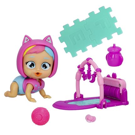 Boneca Cry Babies Playtime Millie Ginásio de Atividades Multikids - BR2464 BR2464