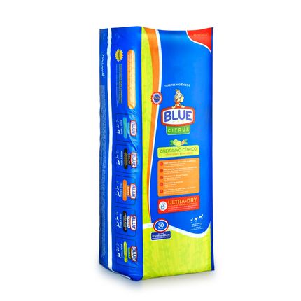 Tapete Higiênico Blue Citrus 30 Un 82x60 - PP424 PP424