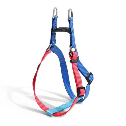 Peitoral Triple Step Azul e Rosa Tam. PP Mimo - PP264OUT [Remanufaturado] PP264OUT