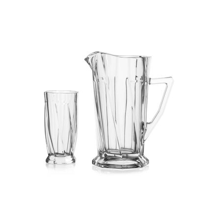 Conjunto Jarra com 6 Copos em Vidro Up Home - UD279OUT [Remanufaturado] UD279OUT
