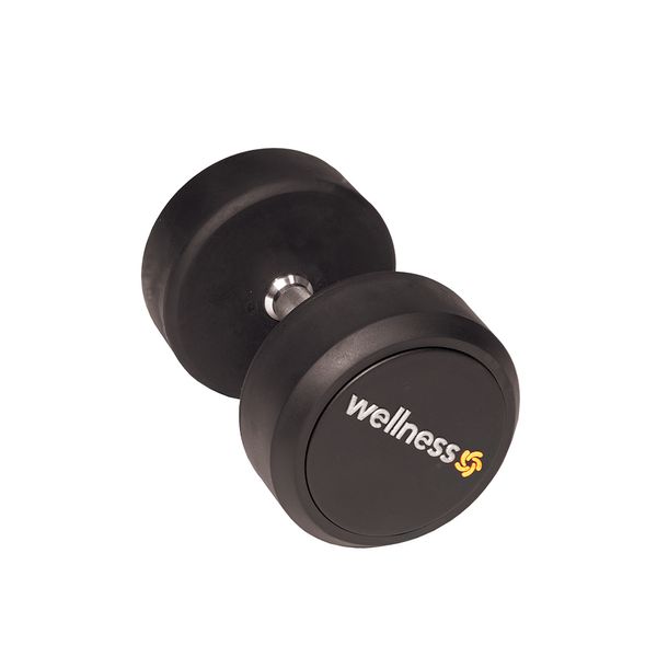 Dumbell Emborrachado Deluxe 18 Kg Wellness - WK119OUT [Remanufaturado] WK119OUT