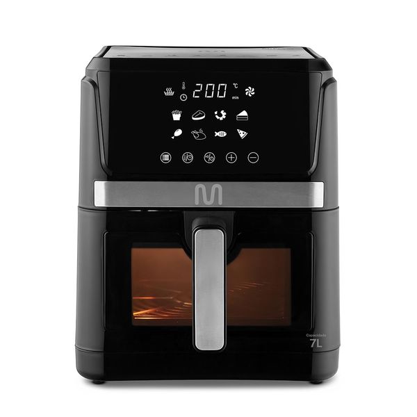 Fritadeira Elétrica Air Fryer Digital 7L Visor Gourmet 220v-1800w Multi - GO224OUT [Reembalado] GO224OUT