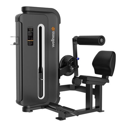 Abdominal New Classic Preto Profissional Wellness - EM353OUT [Remanufaturado] EM353OUT