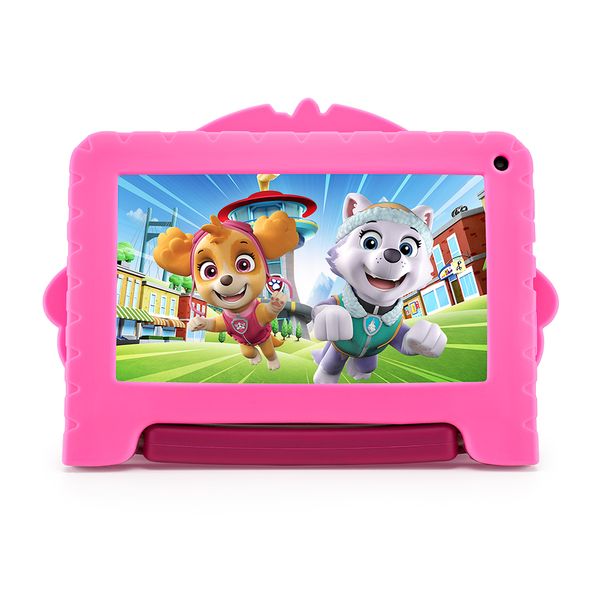 Tablet Patrulha Canina Skye com Controle Parental 32GB Tela 7 pol Android 11 (Go edition) Quad Core Rosa Multi - NB377OUT [Reembalado] NB377OUT