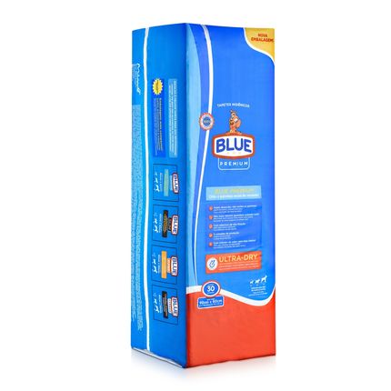 Tapete Higiênico para Cães Blue Premium 30 unidades - Tam 82x60cm 1