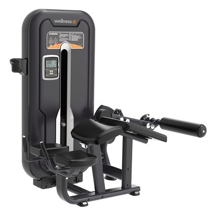 HORIZONTAL LEG CURL NIVUS PRETO 80KG - EM398V EM398V