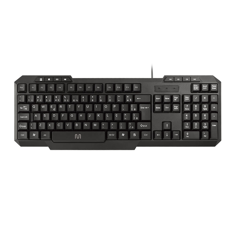 Teclado Com Fio Slim Multi (Multilaser) Resistente à Água com Conexão USB - TC206OUT [Reembalado]