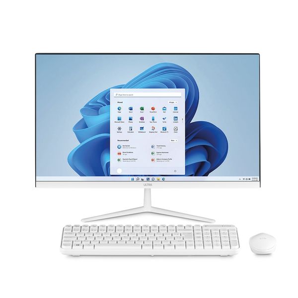 All in One, Windows 11 Home, Celeron 4GB 120GB SSD, Tela 23,8''FHD + Microsoft 365 Branco Ultra - UB830 UB830