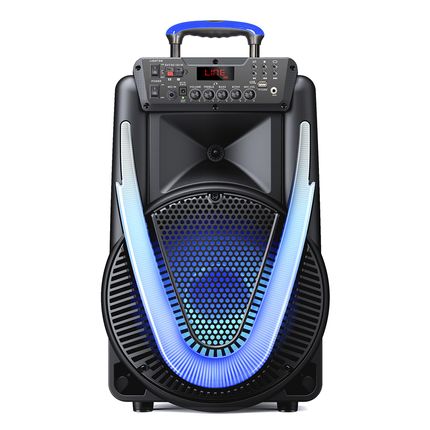 Caixa de Som Acústica Multilaser Sunny II 15 Pol. 800W BT/ AUX/ SD/ USB/ FM - SP396OUT [Remanufaturado] SP396OUT