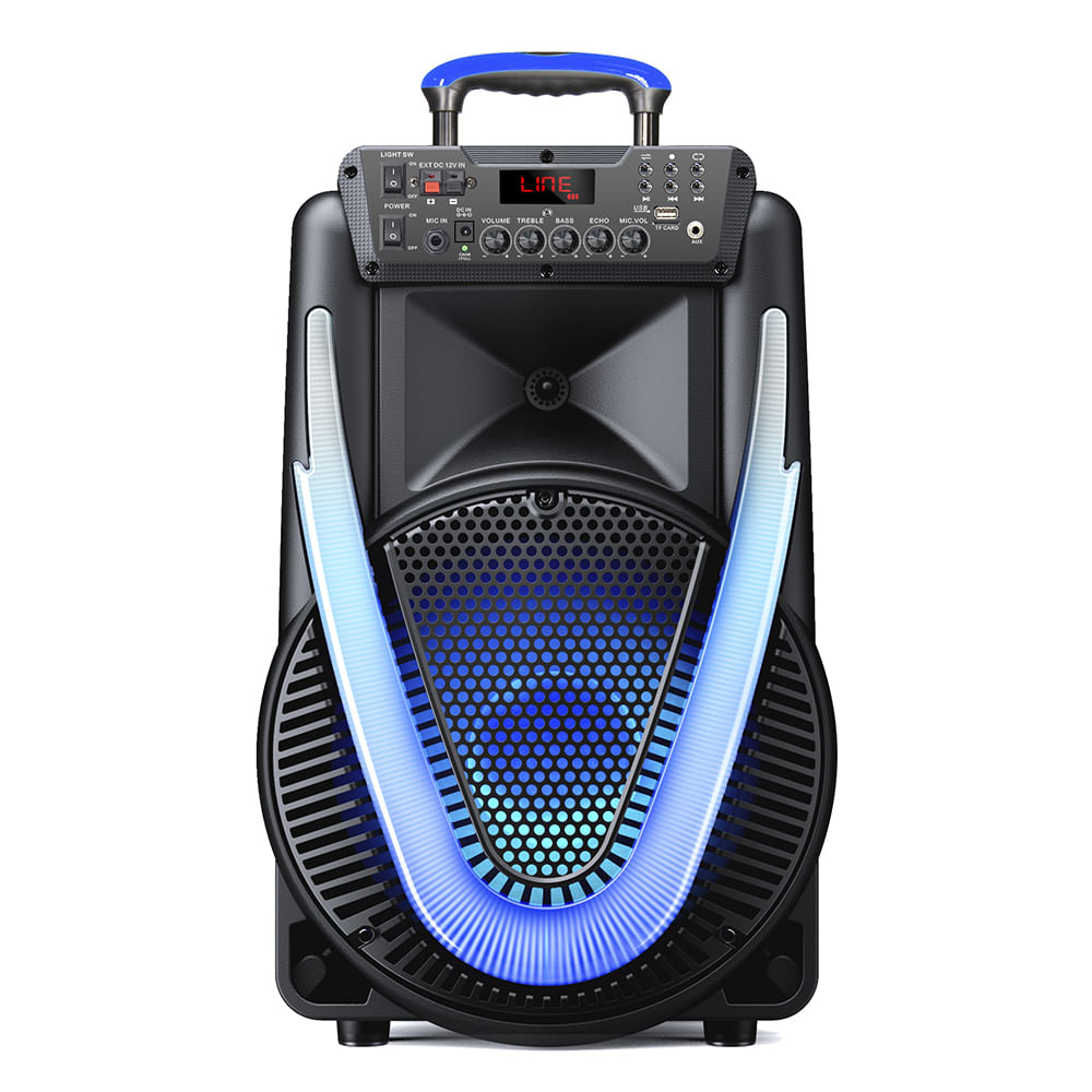 Caixa de Som Acústica Multilaser Sunny II 15 Pol. 800W BT/ AUX/ SD/ USB/ FM - SP396OUT [Remanufaturado]