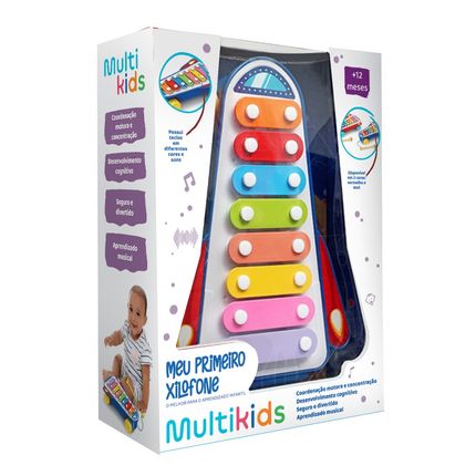 Brinquedo Meu Primeiro Xilofone Carrinho Multikids - BR1642 BR1642