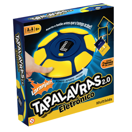 Jogo Tapalavras Eletrônico 2.0 Multikids - BR2515 BR2515