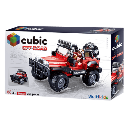 Blocos de Montar Jeep 253 Pcs Cubic Multikids - Br2284 BR2284