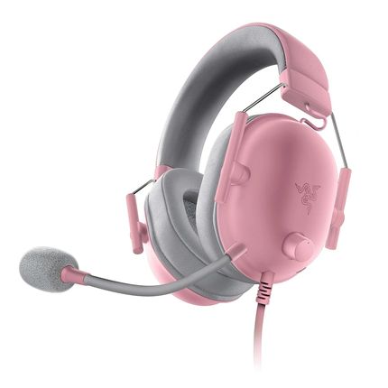 Headset Razer BlackShark V2 X Licença Xbox Rosa Com Fio - RZ0403241200 RZ0403241200