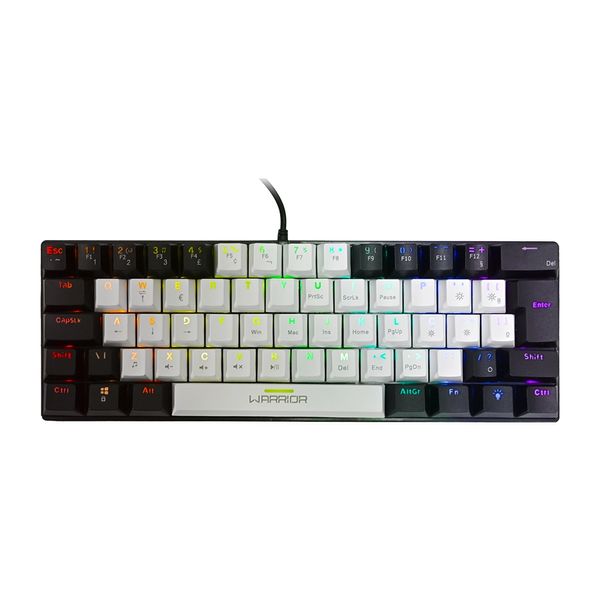 Teclado Warrior Royal Precision Iluminação RGB Pb - TC314OUT [Remanufaturado] TC314OUT