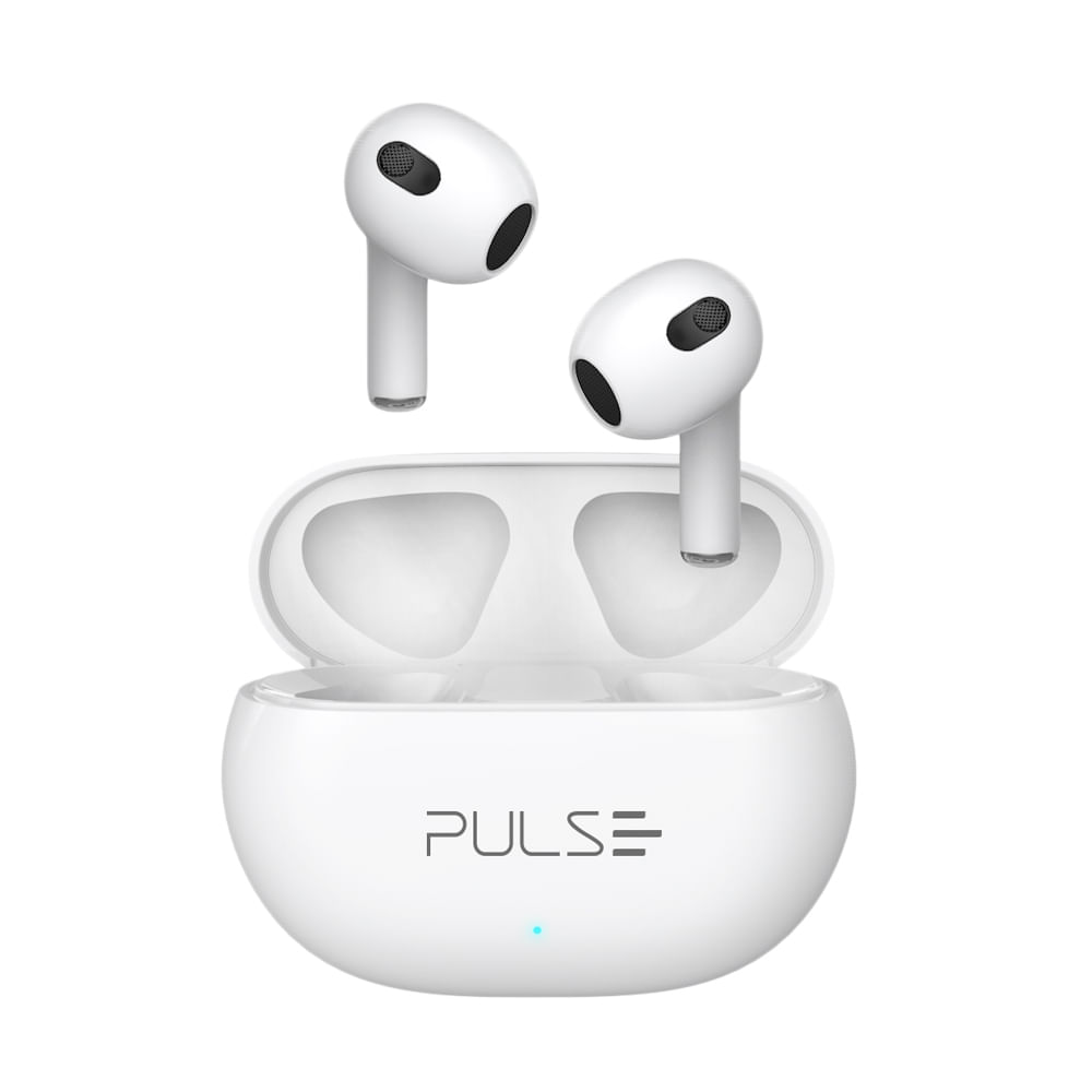 Fone de Ouvido Bluetooth TWS Buds Touch Branco Pulse - PH414OUT [Remanufaturado]