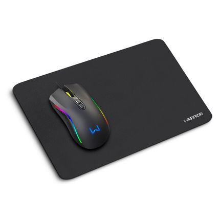 Kit Mouse 3600DPI 7 Botões RGB e Mousepad Armory Warrior - MO396 MO396 Kit Mouse 3600DPI 7 Botões RGB e Mousepad Armory Warrior - MO396 MO396