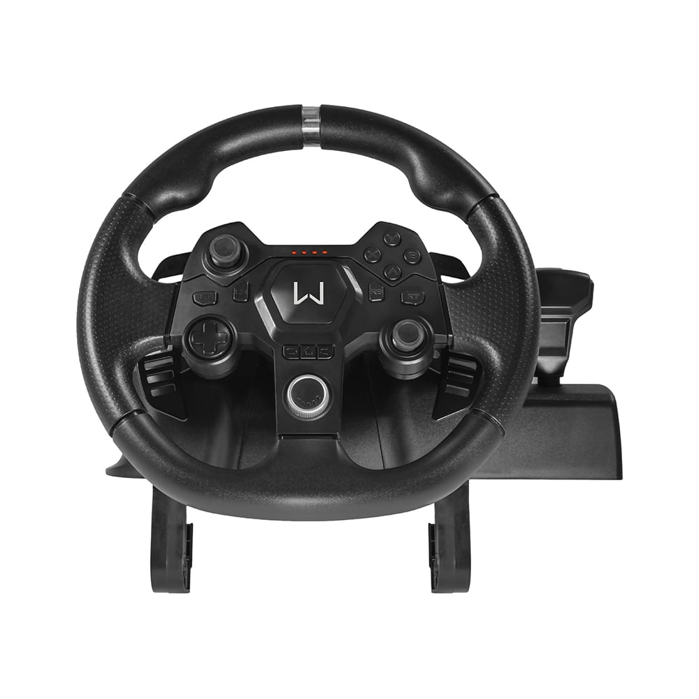 Volante Gamer Artaxes com Pedal Multiplataforma Warrior - JS090OUT [Reembalado]