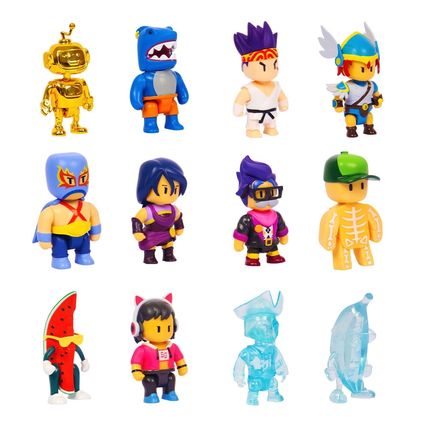 Boneco Sortido Stumble Guys 7.5 Cm 3 Pack Multikids - BR2540 BR2540