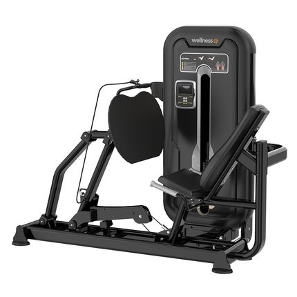 Leg Press Profissional Nivus Preto 120kg Wellness - EM400 EM400