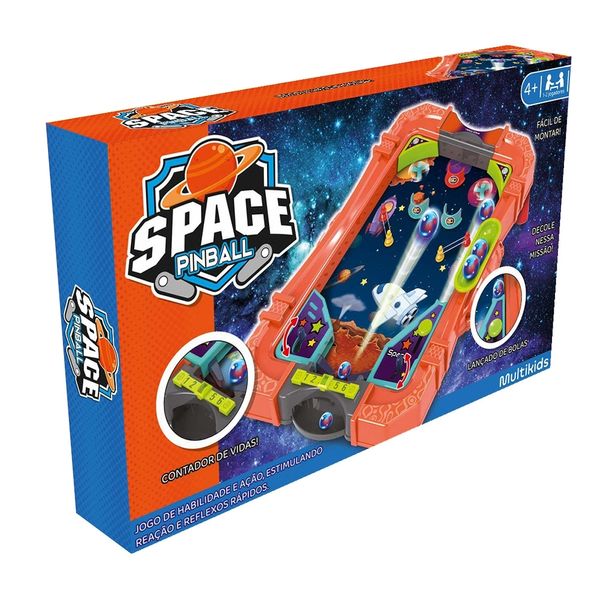 Jogo Space Pinball Multikids - BR2014OUT [Reembalado] BR2014OUT