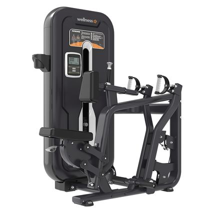 Seated Row (Remada Maquina) Profissional Nivus Preto 100kg Wellness - EM389 EM389 Seated Row (Remada Maquina) Profissional Nivus Preto 100kg Wellness - EM389 EM389