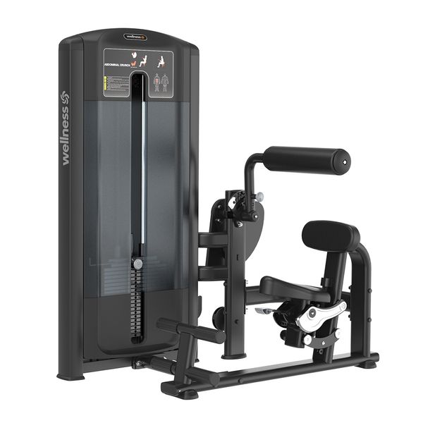 ABDOMINAL CRUNCH NIVUS PRETO 80KG - EM487 EM487