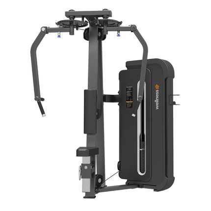 Crucifixo Inverso New Classic Profissional Preto Wellness - EM342 EM342