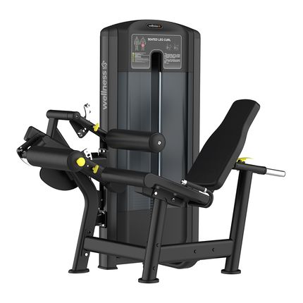 SEATED LEG CURL NIVUS PRETO 90KG - EM491 EM491