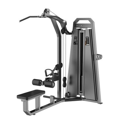 Dual Pull/Low Row Profissional Preto Wellness - EM240 EM240