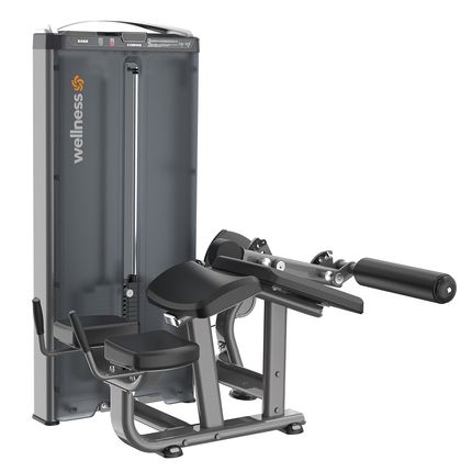 HORIZONTAL LEG CURL PRESTIGE PRETO 80KG - EM418V EM418V