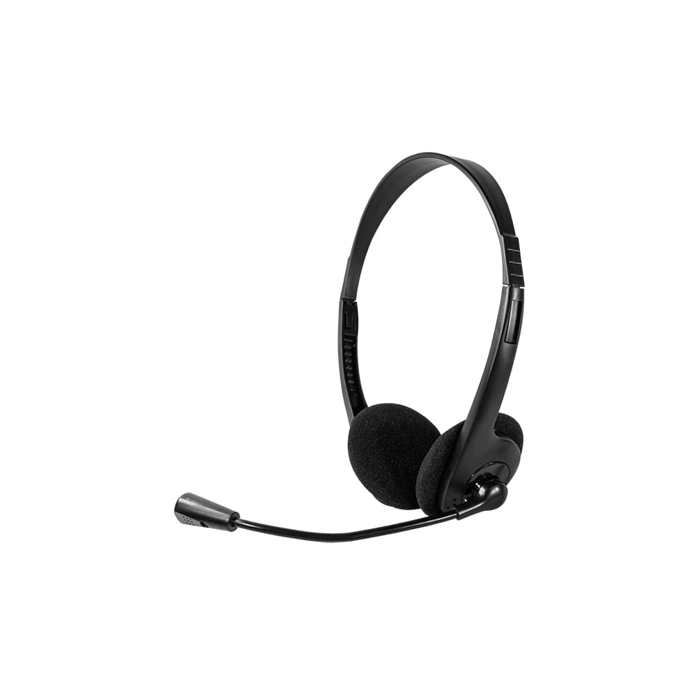 Headset Conexão p2 Cabo de 180cm Potência 100mw Microfone Flexível Preto - PH002OUT [Reembalado]